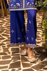 Stitched Printed Khaddar Culotte